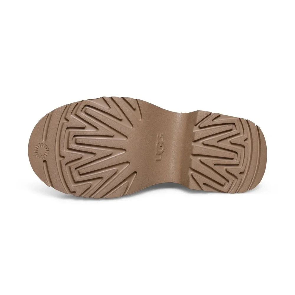 UGG Classic Ultra Mini New Heights Womens Size 9 Chestnut Suede Boots‎ - NEW